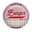 Тарелка для гамбургеров 26см, цвет розовый Oxford M02D-6781