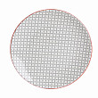 Тарелка плоская Porland 22 см MIX&MATCH (18Z122 серый)