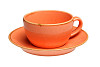 Блюдце Porland 16 см фарфор цвет оранжевый Seasons (132115) фото