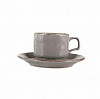 Чашка чайная Porland 177 мл, стопируемая, цвет темно-серый Seasons (322107) фото