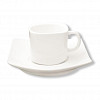 Кофейная пара P.L. Proff Cuisine 50 мл квадратная белая фарфор (99002234) фото