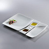 Тарелка прямоугольная плоская RAK Porcelain Mazza 20*18 см фото