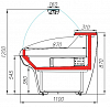 Холодильная витрина Полюс ВХС-1,5 Сarboma G110 (динамика) (G110 VM 1,5-1) фото
