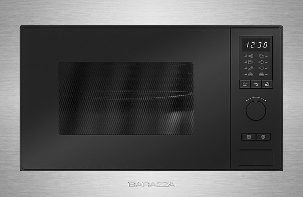 Встраиваемая микроволновая печь Barazza 1MOI satin/black stainless steel фото