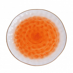 Тарелка P.L. Proff Cuisine 27 см оранжевая фарфор The Sun Eco в Екатеринбурге, фото