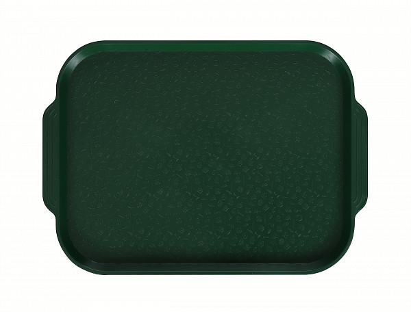 Поднос столовый с ручками Luxstahl 450х355 мм темно-зеленый фото