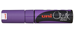 Маркер меловой UNI Mitsubishi Pencil Chalk PWE-8K Фиолетовый в Екатеринбурге, фото