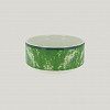 Салатник круглый штабелируемый RAK Porcelain Peppery 480 мл, d 12 см, зеленый цвет фото