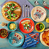 Тарелка для пиццы 26см Oxford цвет голубой J02B-6802 фото
