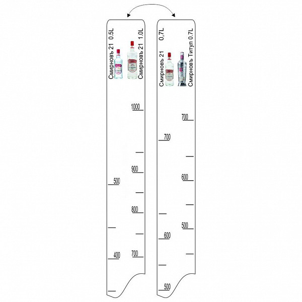 Барная линейка P.L. Proff Cuisine Смирновъ 21 (500мл/700мл/1л) / Смирновъ Титул (700мл) фото