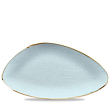 Блюдо треугольное Churchill CHEFS Stonecast Duck Egg Blue SDESTC351