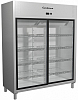 Холодильный шкаф Полюс R1400К (купе)  Carboma Inox фото