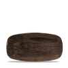 Блюдо прямоугольное без борта Churchill CHEFS Stonecast Patina Iron Black PAIBXO111 фото