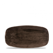 Блюдо прямоугольное без борта Churchill CHEFS Stonecast Patina Iron Black PAIBXO111