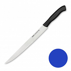 Нож поварской для нарезки филе Pirge 25 см, синяя ручка в Екатеринбурге фото