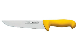 Нож поварской Comas 20 см, L 33,5 см, нерж. сталь / полипропилен, цвет ручки желтый, Carbon (10121) в Екатеринбурге фото