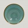 Ассиметричная тарелка RAK Porcelain Twirl Lagoon 650 мл, 22*9 см фото