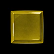 Тарелка квадратная с бортами Corone 10'' 265мм, желтый Cocorita