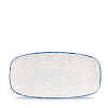 Блюдо прямоугольное без борта Churchill Stonecast Hints Indigo Blue SHBIXO111 фото
