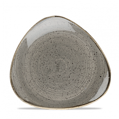Тарелка мелкая треугольная Churchill Stonecast Peppercorn Grey SPGSTR71 19,2см, без борта в Екатеринбурге фото