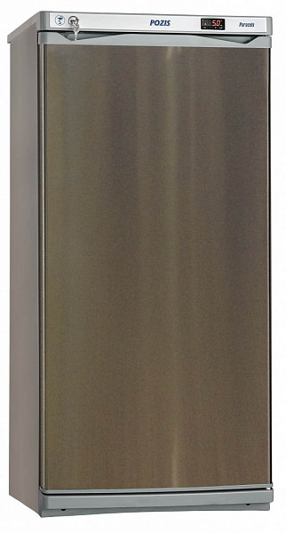 Фармацевтический холодильник Pozis ХФ-250-2 серебристый нержавеющая сталь фото