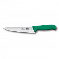 Универсальный нож Victorinox Fibrox 25 см, ручка фиброкс зеленая в Екатеринбурге фото