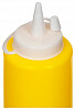 Диспенсер для соуса Luxstahl желтый (соусник) 375 мл фото