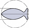 Барабан формующий La Minerva 60*31*18*2 мм, рыбка фото