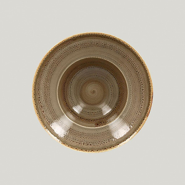 Тарелка глубокая RAK Porcelain Twirl Alga 480 мл, 26*9 см фото
