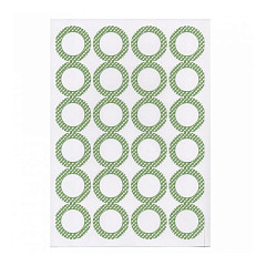 Этикетка бумажная самоклеящаяся Garcia de Pou белая, d 4,2 см, 24 наклеек на листе А4, 100 л/уп в Екатеринбурге фото