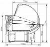 Холодильная витрина Марихолодмаш Илеть ВХС-2,1 статика фото