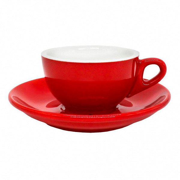 Чайная пара P.L. Proff Cuisine Barista 180 мл, красный цвет фото