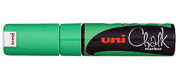 Маркер меловой UNI Mitsubishi Pencil Chalk PWE-8K Зеленый неон в Екатеринбурге, фото