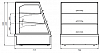 Витрина холодильная настольная Unis Adda Cold 2GN1/1 Self-Service фото