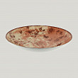 Тарелка круглая глубокая RAK Porcelain Peppery 1,2 л, d 26 см, красный цвет
