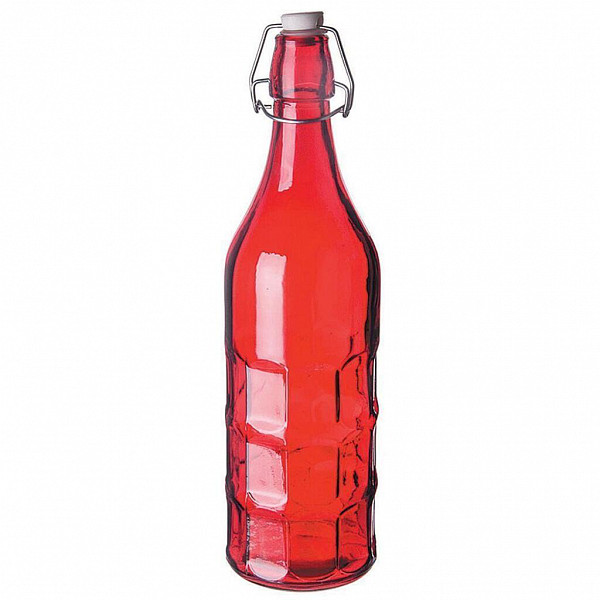 Бутылка с крышкой P.L. Proff Cuisine 1 л красная фото