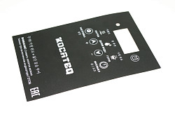 Накладка панели управления Kocateq EB black control panel label в Екатеринбурге фото