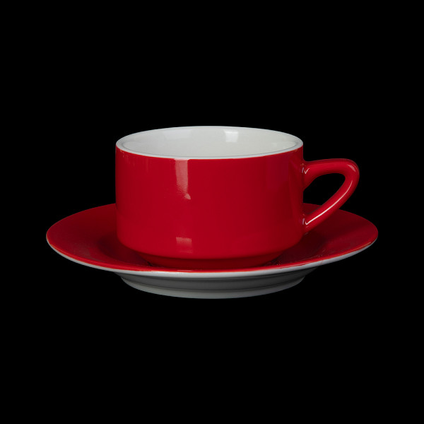 Чайная пара Corone 250мл, красный Gusto фото