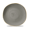 Тарелка мелкая Волна Churchill Stonecast Peppercorn Grey SPGSOG101 26,4 см фото