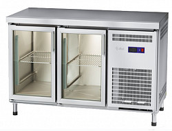 Холодильный стол Abat СХС-60-01-СО охлаждаемая столешница без борта (дверь-стекло, дверь-стекло) в Екатеринбурге, фото