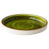 Тарелка с вертикальным бортом, стопируемая Style Point Jersey 16,2 см, цвет зеленый (QU92050) фото
