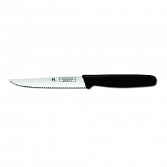 Нож для нарезки P.L. Proff Cuisine PRO-Line 11 см, пластиковая черная ручка, волнистое лезвие в Екатеринбурге, фото