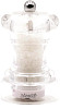 Мельница для соли Bisetti h 10 см, акрил, прозрачная, PERUGIA (822S) фото