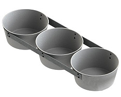 Форма хлебная Спика № 17Бх3, (480х115х90), 3 секции, без ручек в&nbsp;Екатеринбурге фото