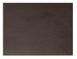 Салфетка подстановочная (плейсмат)  45x30 см, 100 % переработанная кожа, декор grained brown / зернистый коричневый