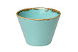 Чаша коническая Porland d 9,5 см h 7 см 200 мл фарфор цвет бирюзовый Seasons (368209)