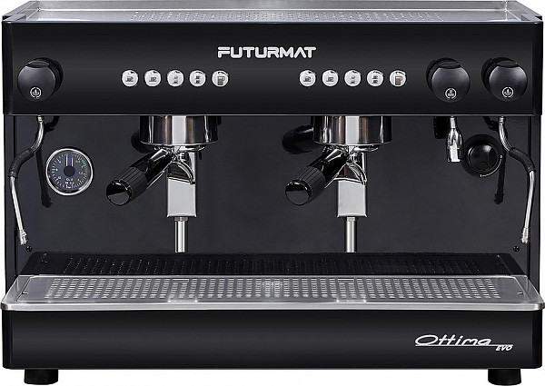 Рожковая кофемашина Quality Espresso Futurmat Ottima Evo Tall Elec black фото