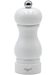 Мельница для перца Bisetti h 13 см, бук лакированный, цвет белый, SORRENTO (7150LBL)