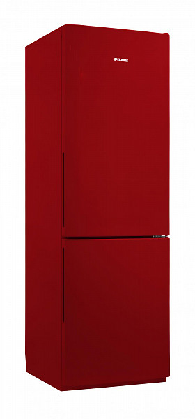 Двухкамерный холодильник Pozis RK FNF-170 рубиновый, ручки вертикальные фото