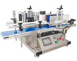 Автоматический этикетировщик для круглой тары Hualian Machinery HLKP-35D в Екатеринбурге, фото